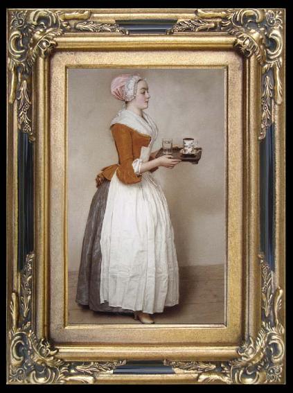 framed  Jean-Etienne Liotard The chocolates maggot, Ta015
